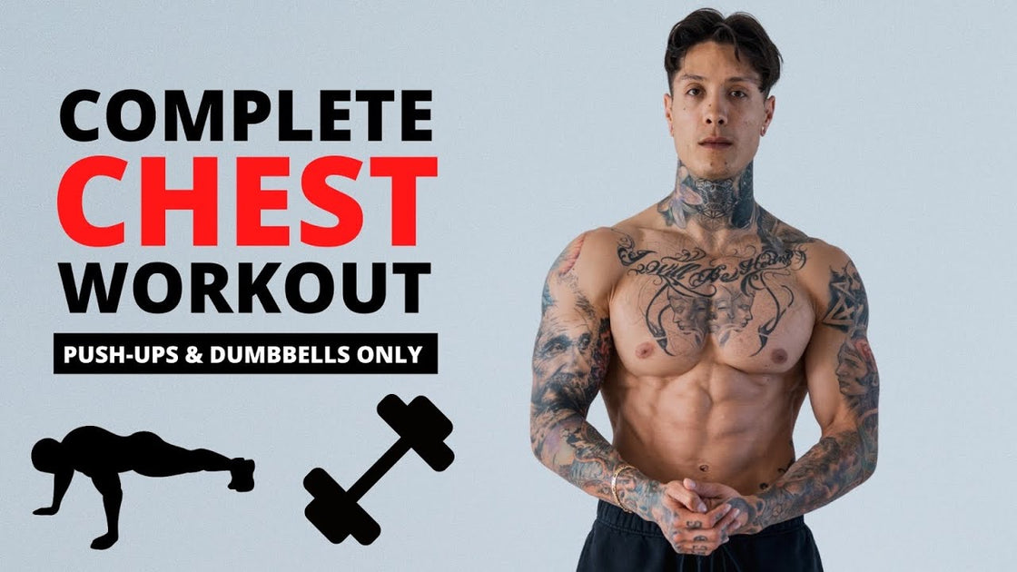 COMPLETE Chest Workout  Push-ups & Dumbbells ONLY – ThenX