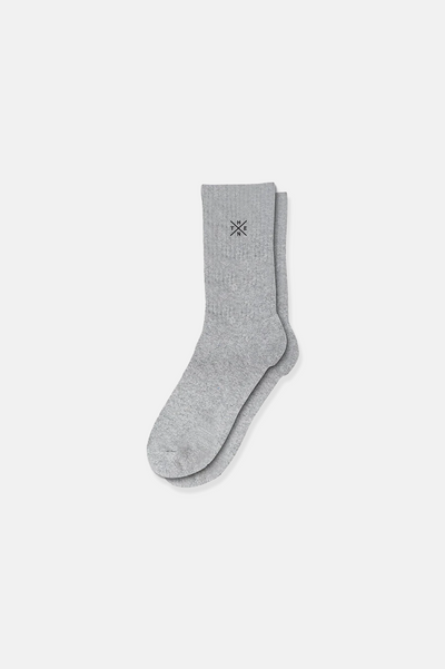 Thenx Crew Socks - Grey