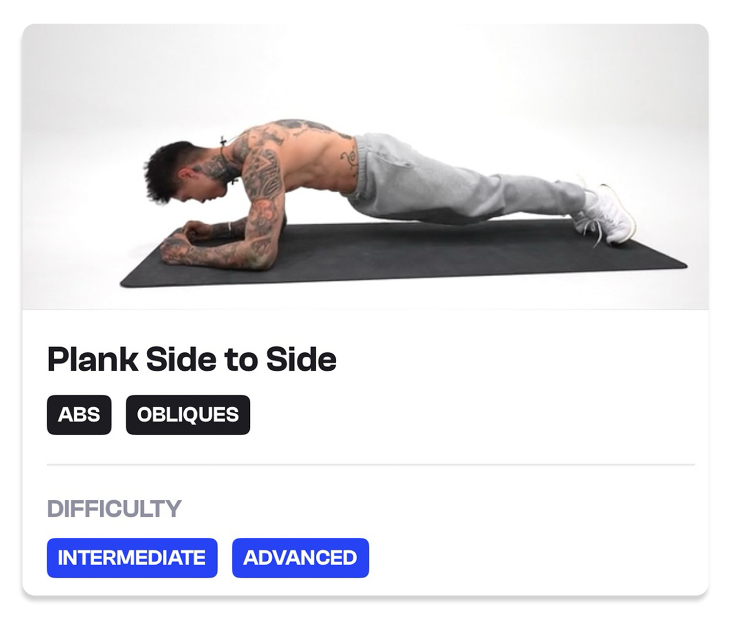 Plank Side to Side - THENX