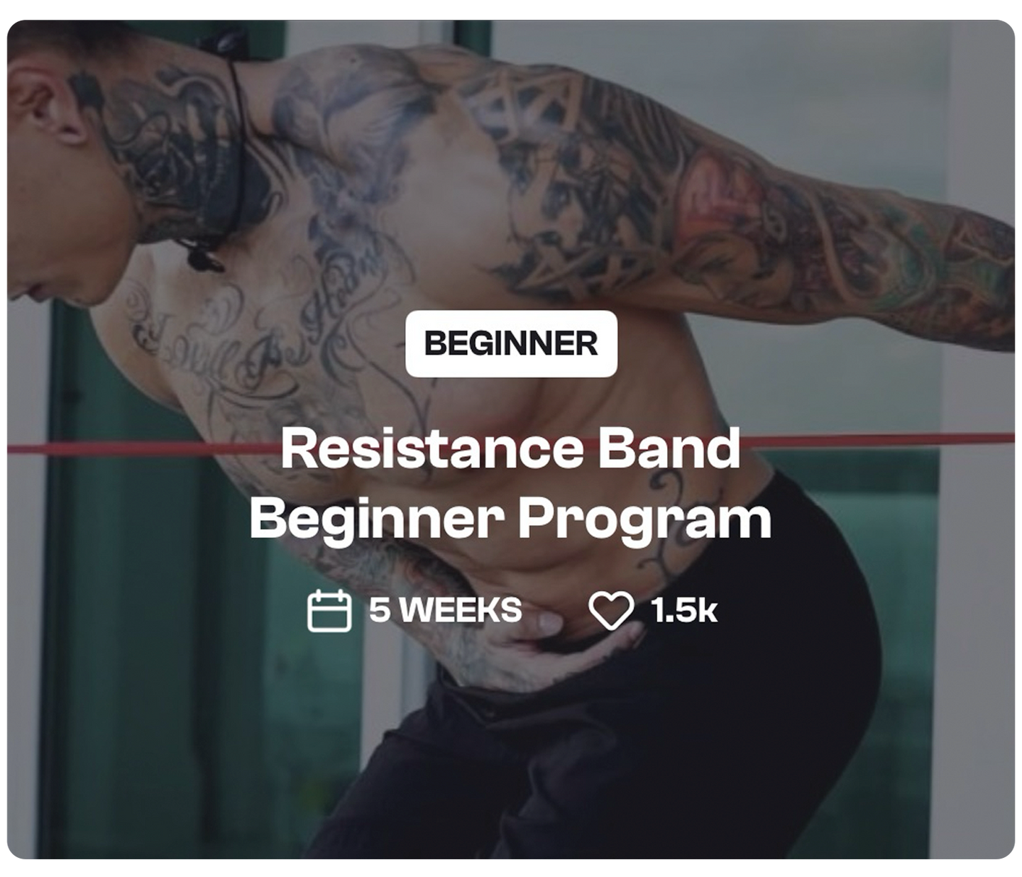 Resistance Band Beginner Program - THENX