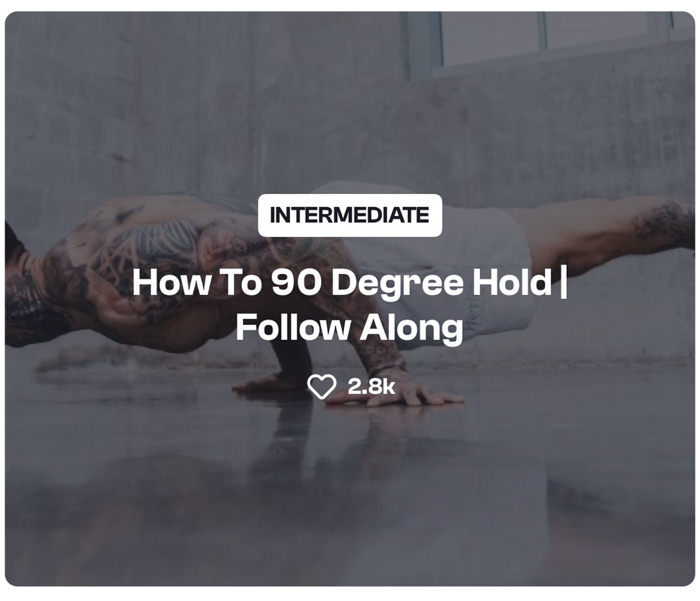 How To 90 Degree Hold | Follow Along - THENX