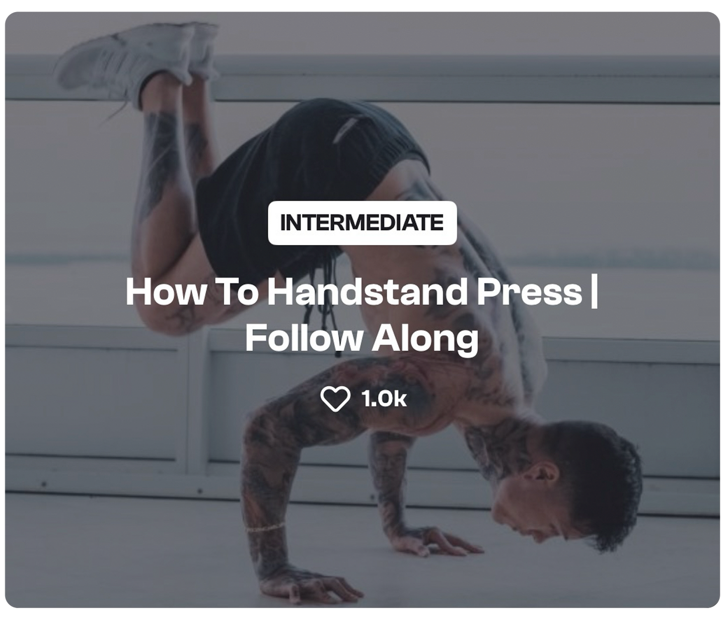 How To Handstand Press | Follow Along - THENX