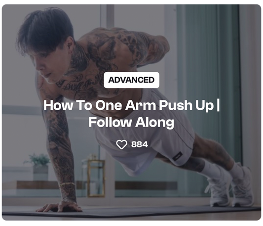 How To One Arm Push Up | Follow Along - THENX